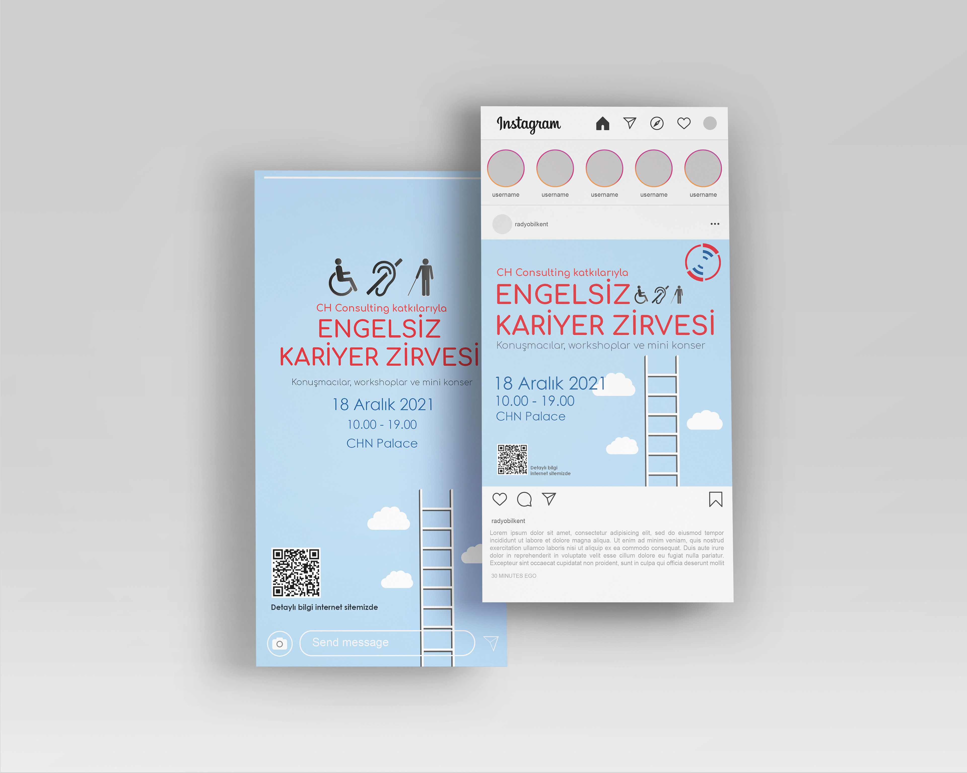 story and post design for RadyoBilkent @2021