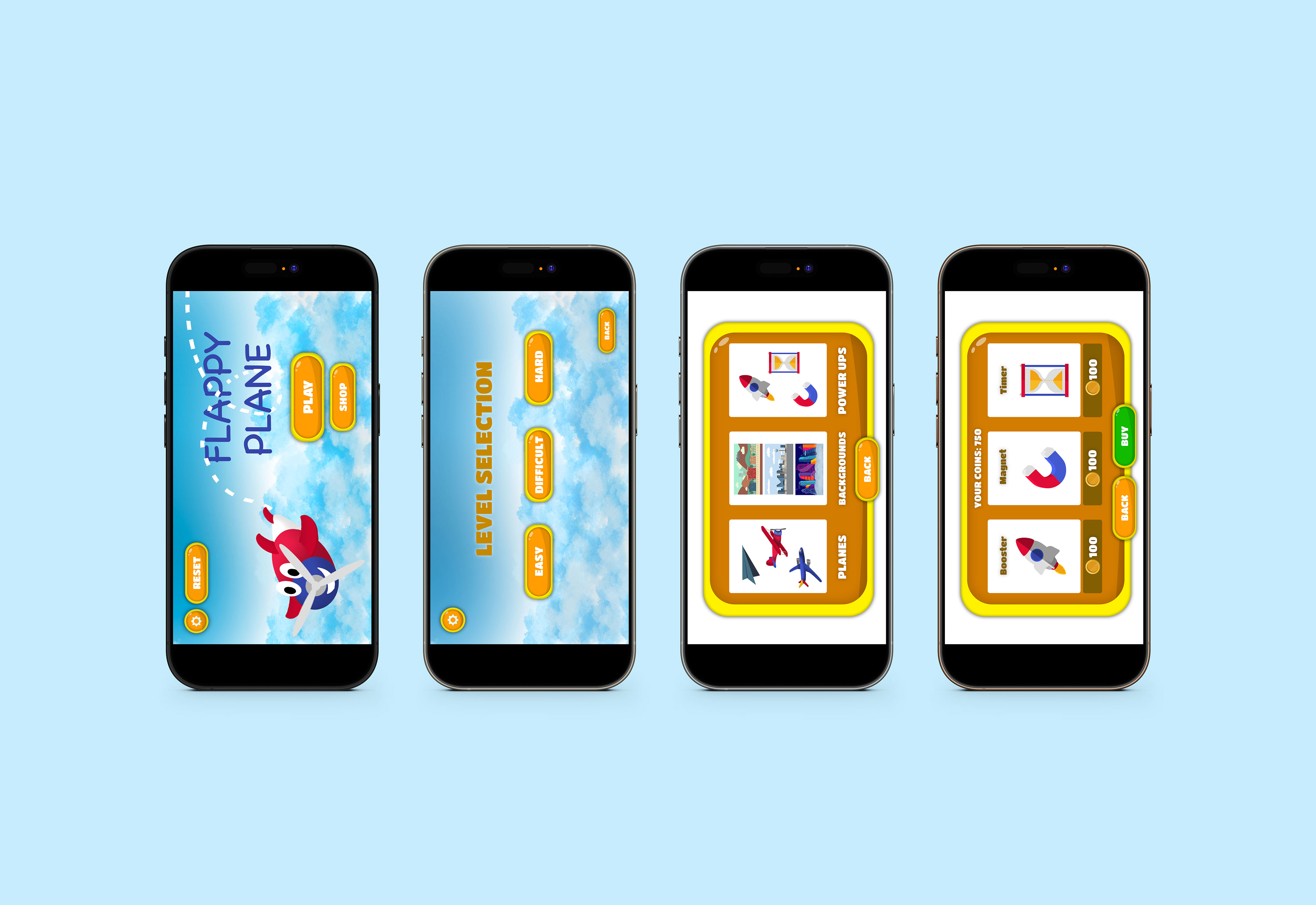 game ui design and background drawings for Chimpvine @2022