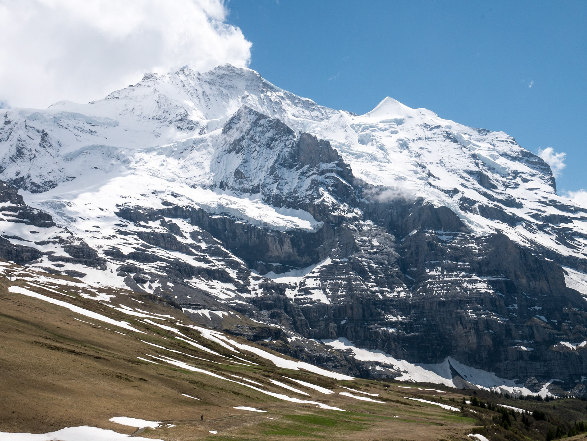 Jungfrau from Kleine Scheidegg (Grindelwald to Wengen)