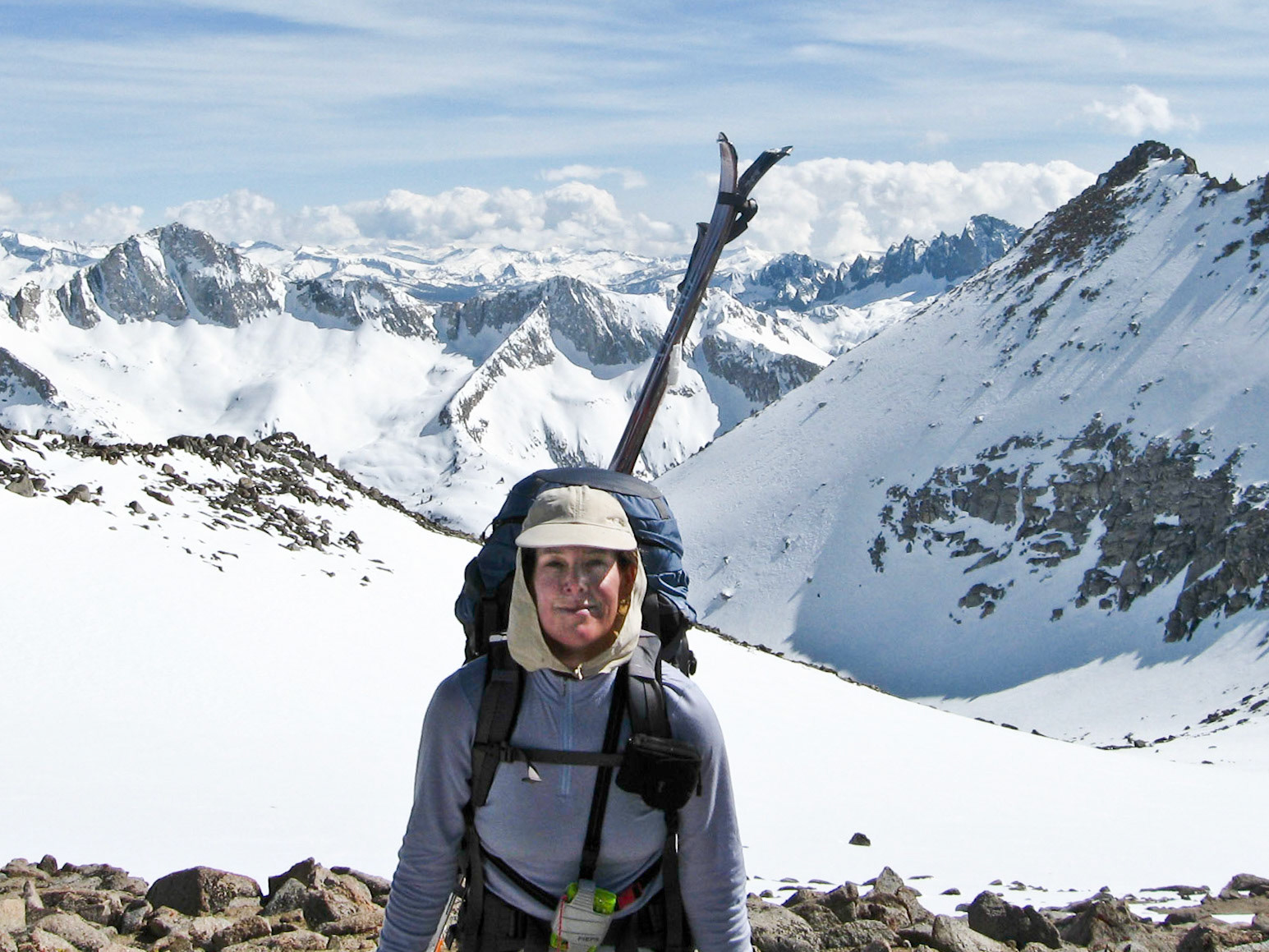 Looking in to Dusy Basin