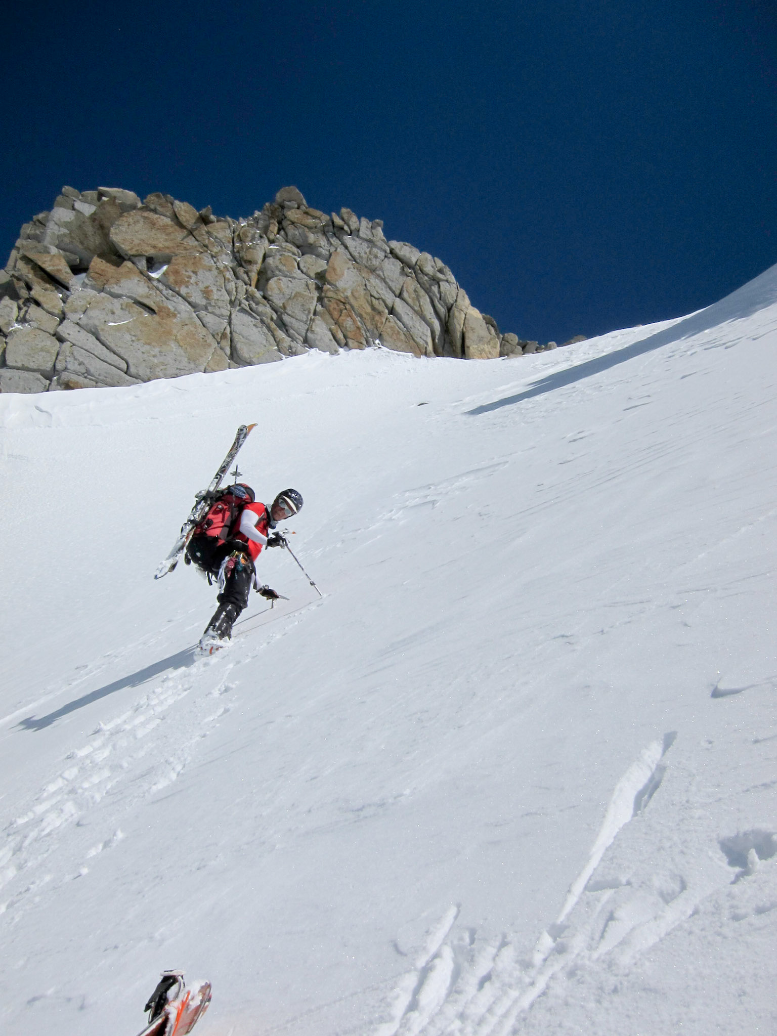 Climbing towards Dusy Basin