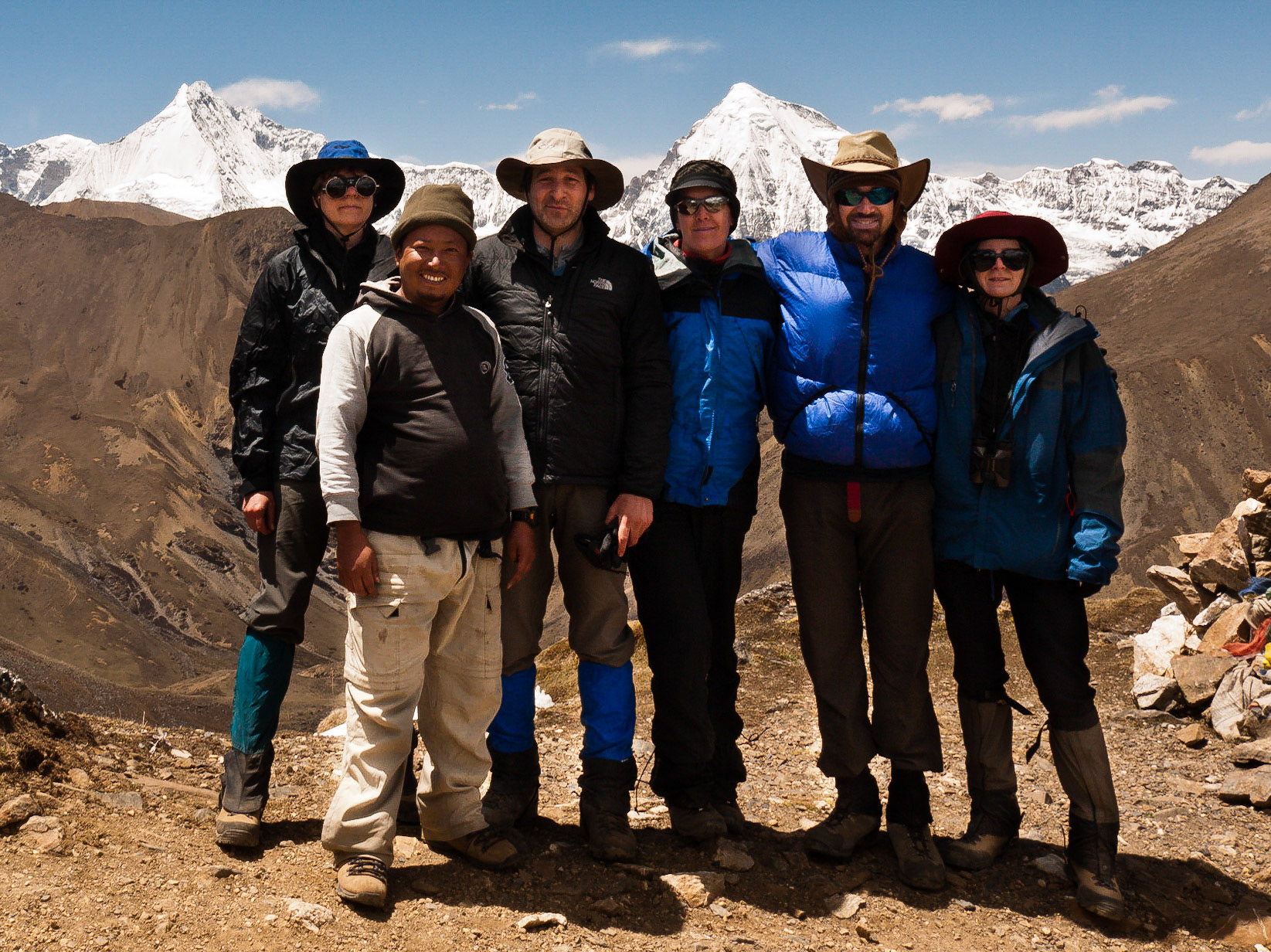 L to R: Deda, Sonam, Dan, Stacey, Juiln, and Doreen.