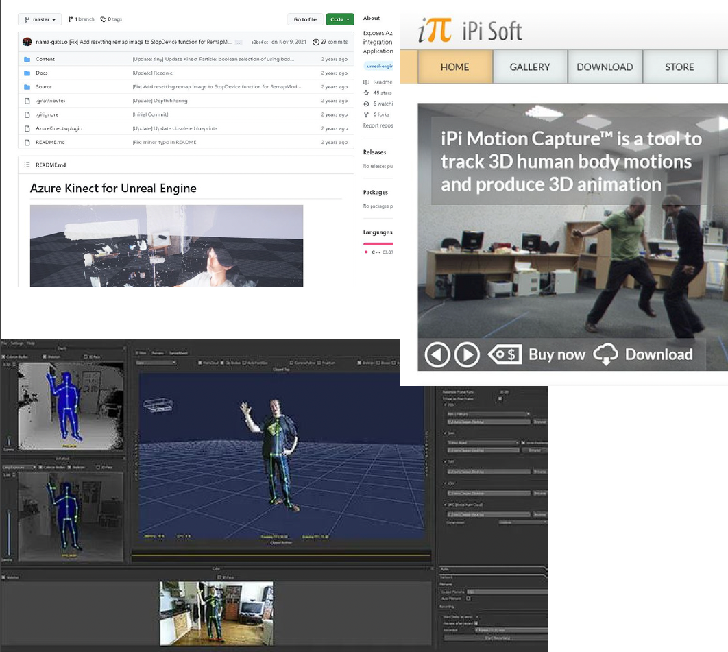 Unreal Kinect Integration Software