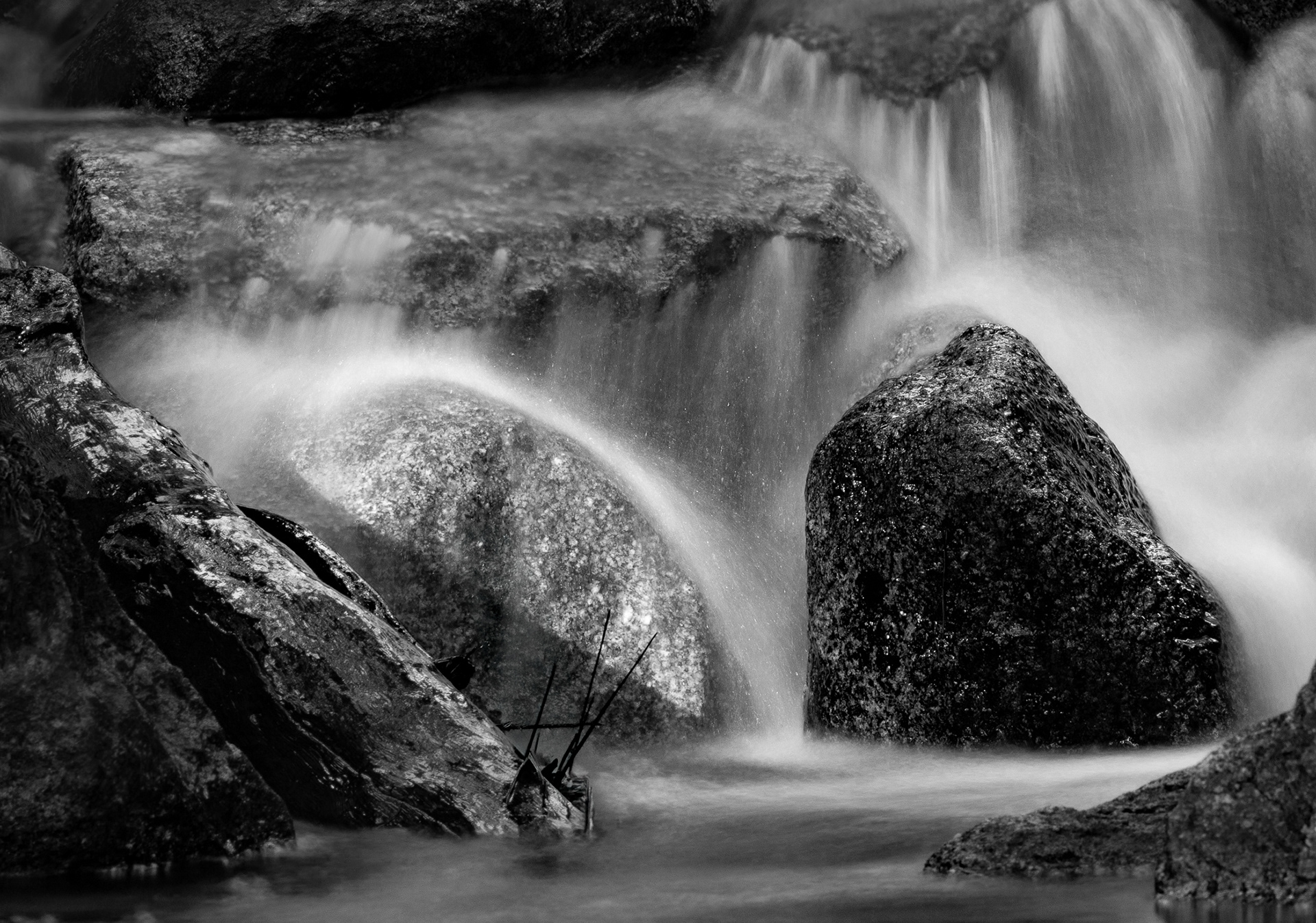Light and Water on the Rocks