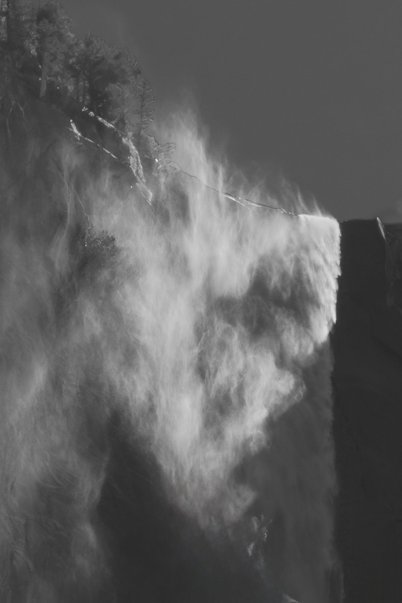 Heart mist on Bridal Veil Falls