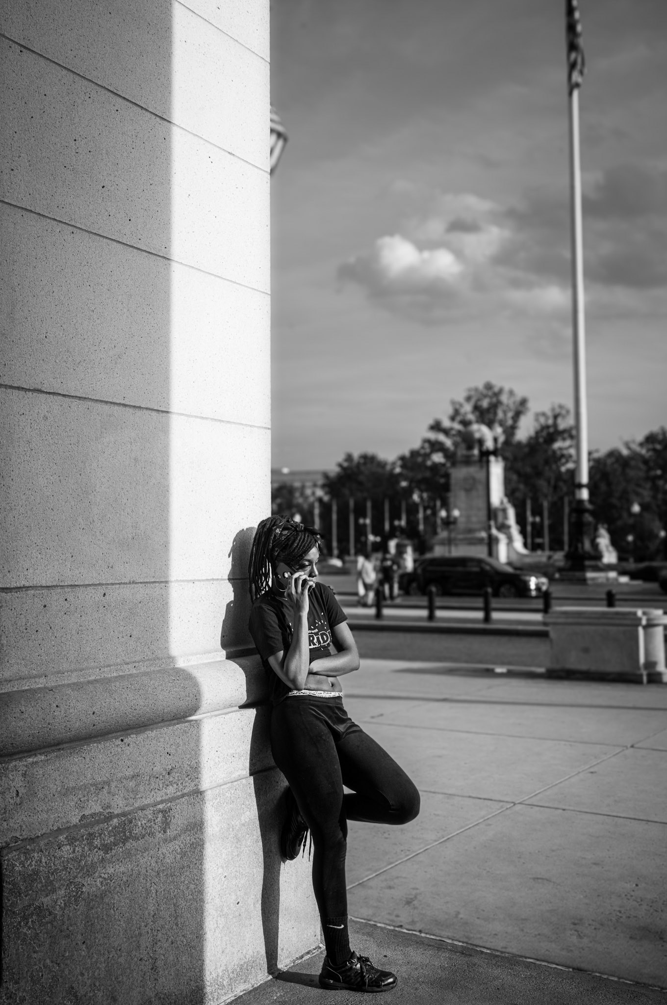 Devant la gare routière