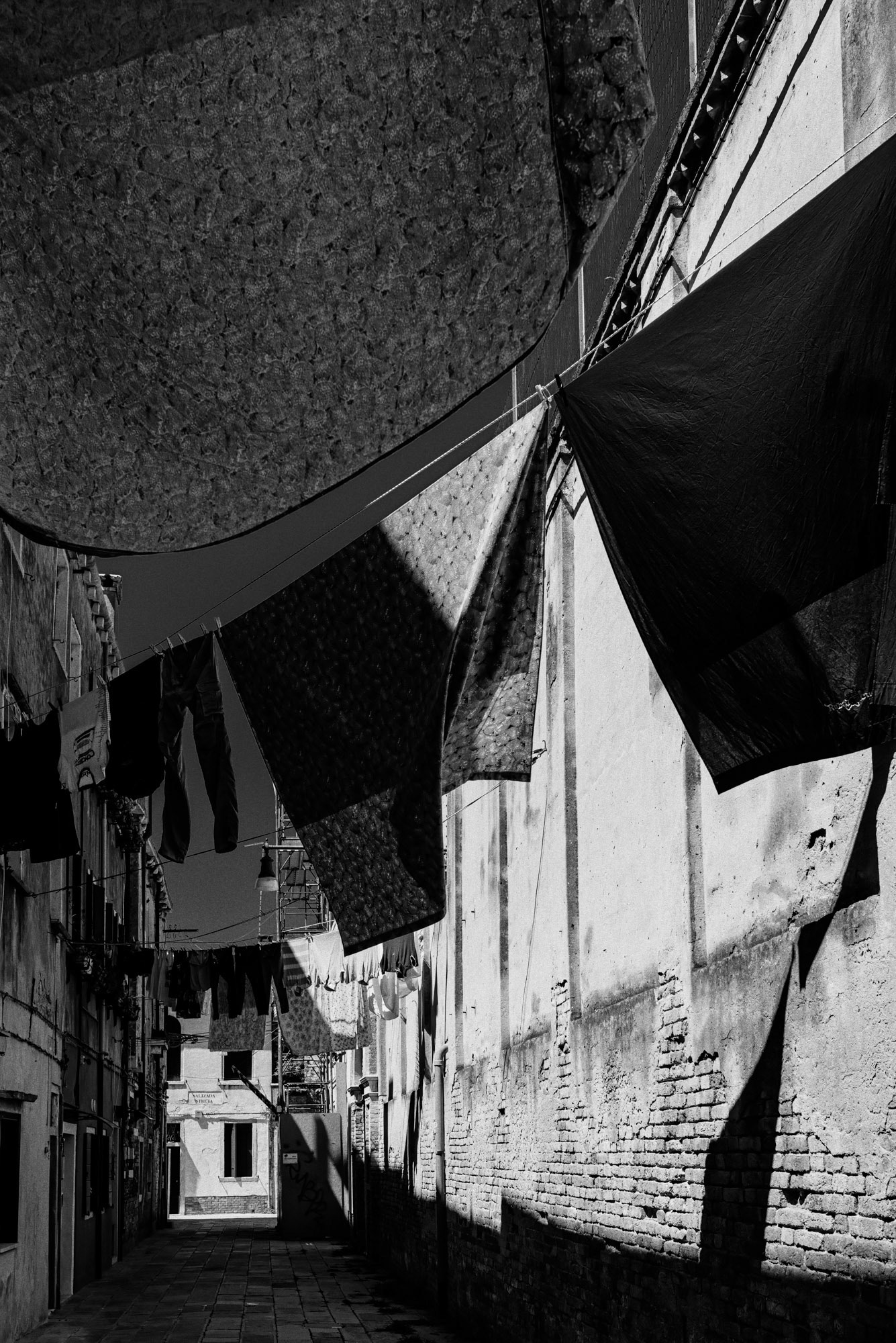 Linge à sécher, Venise