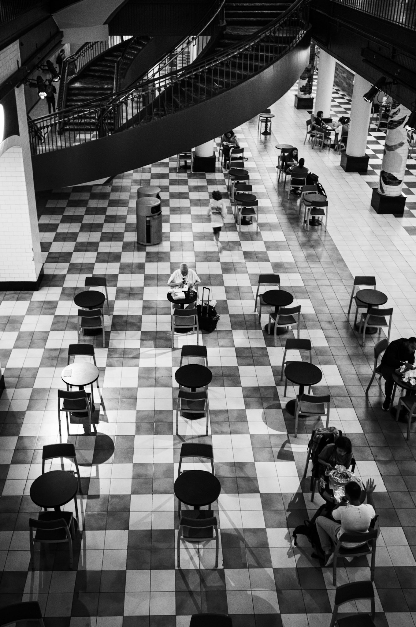 Damier dans la gare de Washington