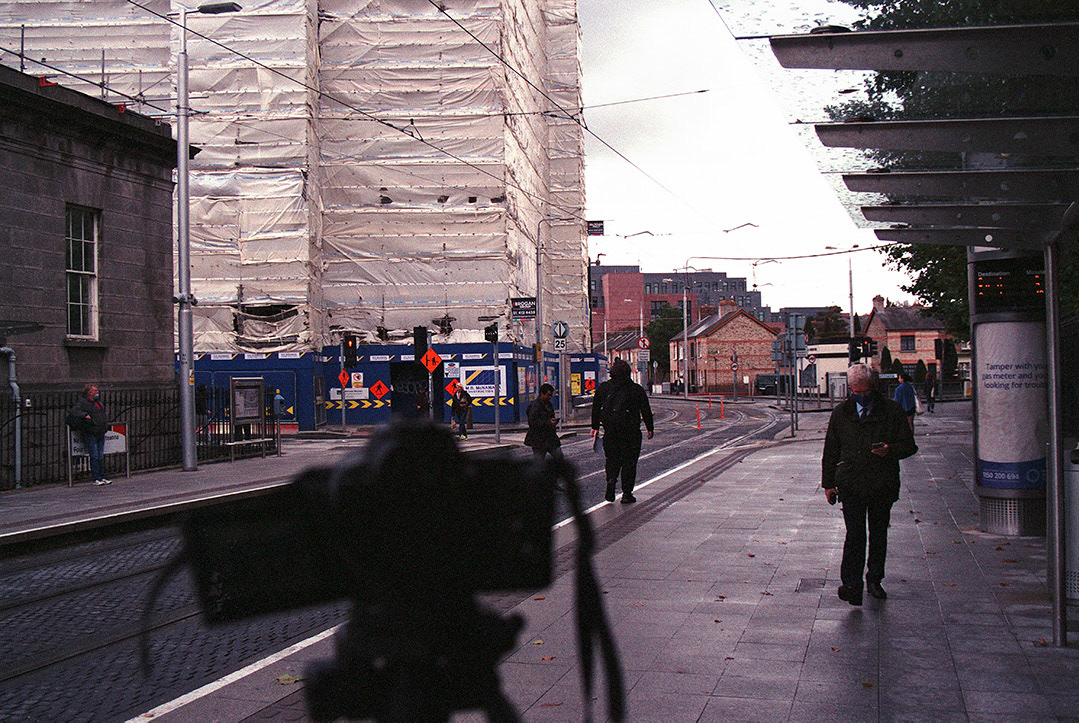 Cameron on the set of My Short Film; a Documentary