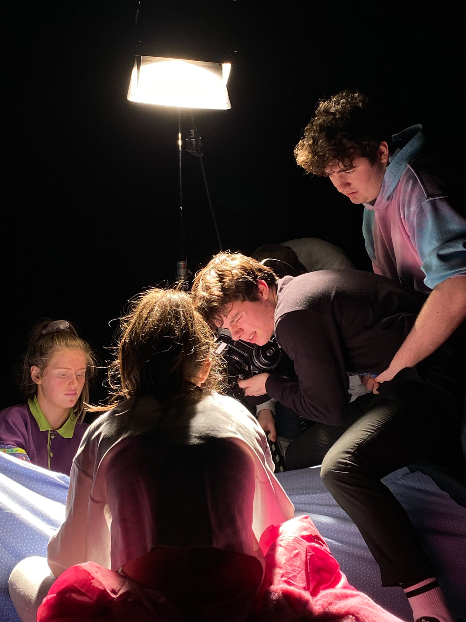 Jamie on the set of Inside I'm Dancing & The Sun Shines Brightly.