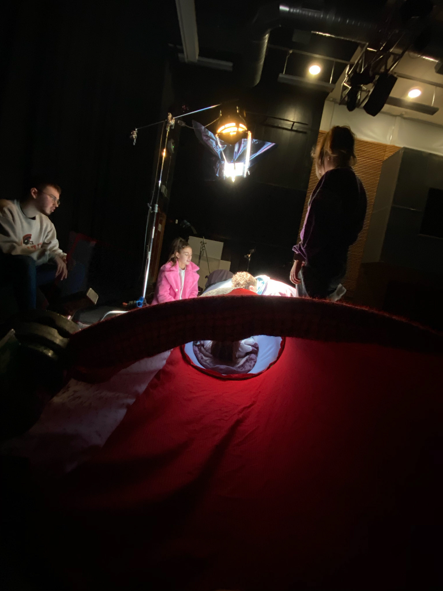 Jamie on the set of Inside I'm Dancing & The Sun Shines Brightly.