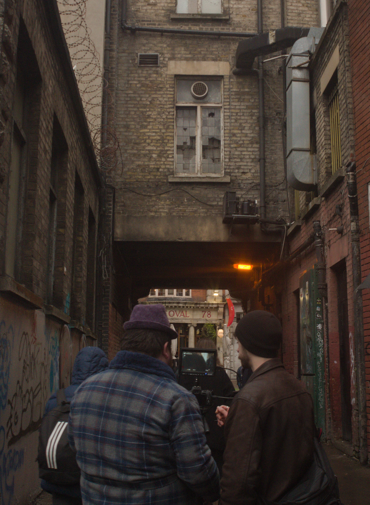 The Crew on the set of the My Hole Music Video