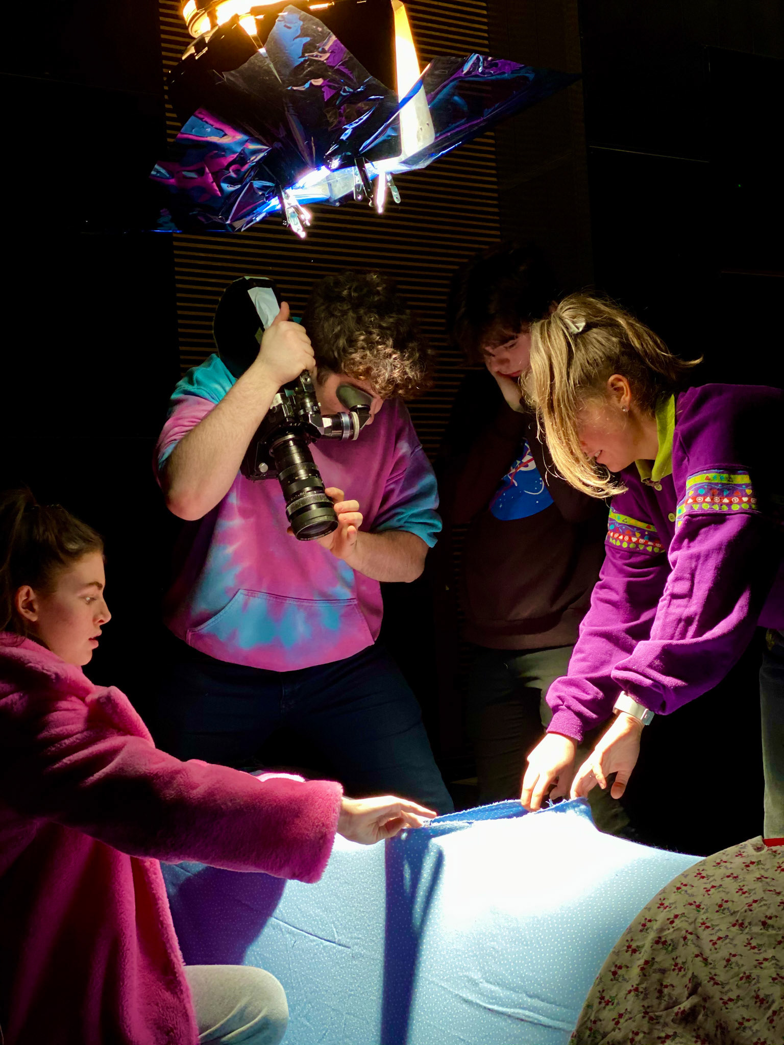 Jamie on the set of Inside I'm Dancing & The Sun Shines Brightly.