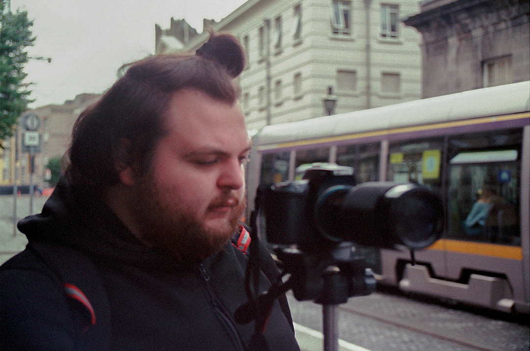 Cameron on the set of My Short Film; a Documentary