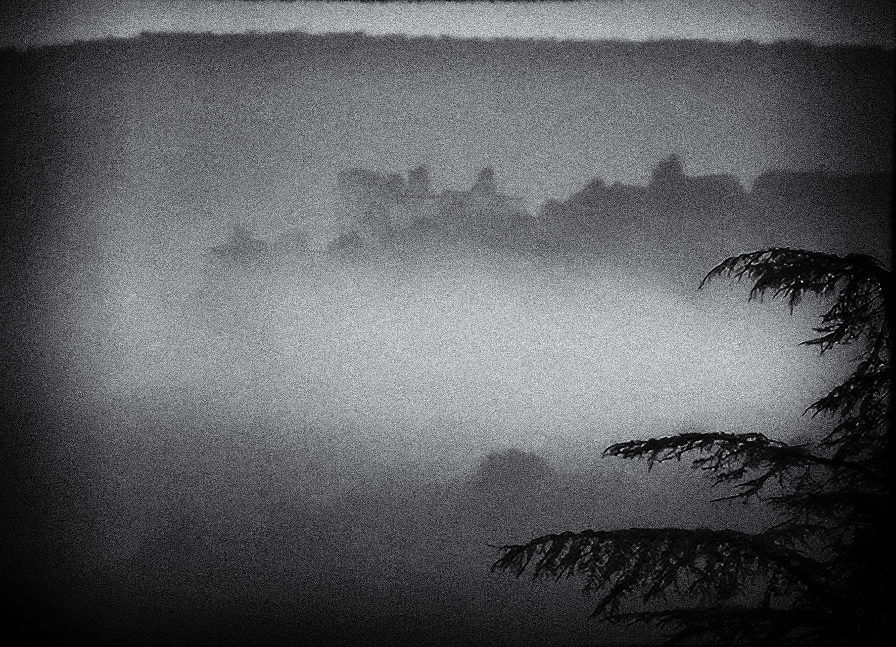 Castel in the snow - 1/8 signé 30x40 cm impression piezography 