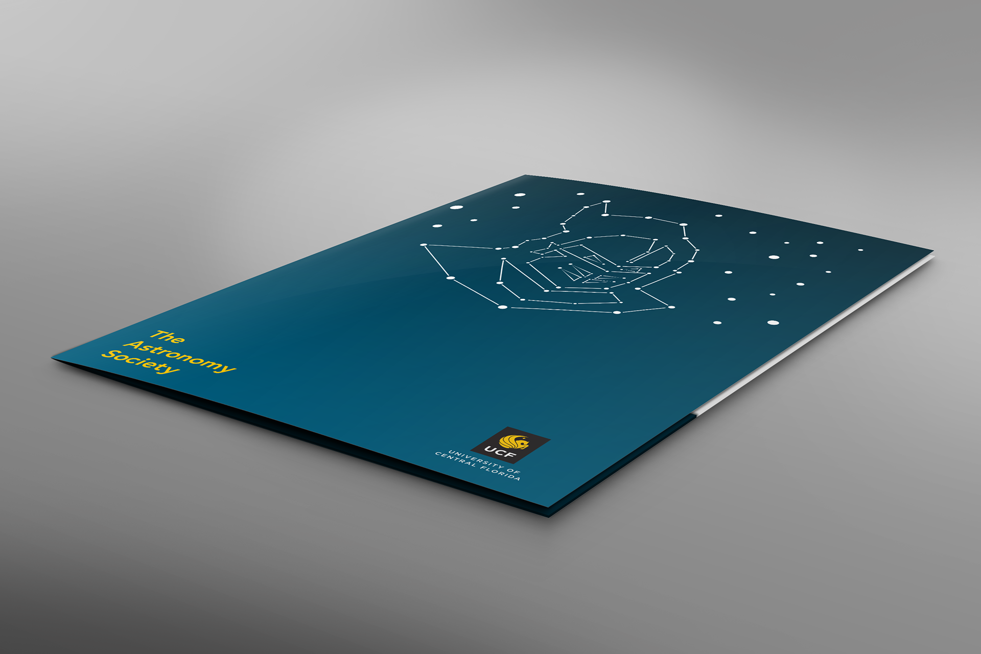 UCF - The Astronomy Society concept folder (Front)
