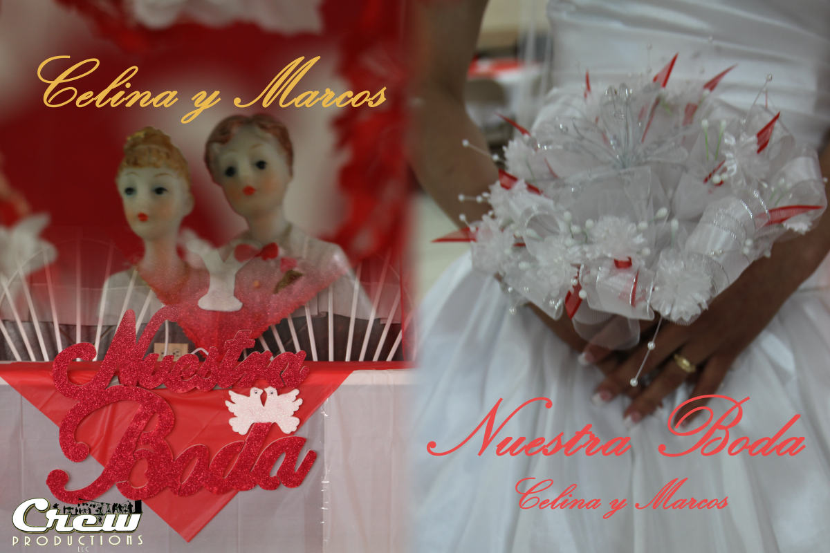 DVD case cover for wedding with no credits