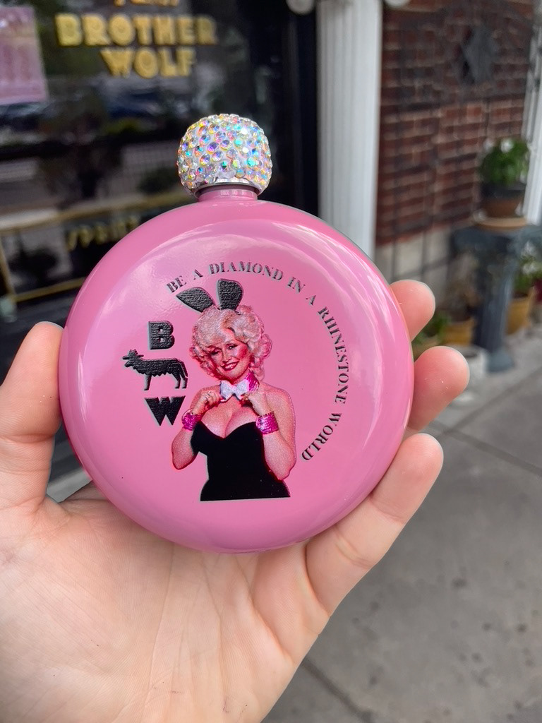 Flask with my original design.