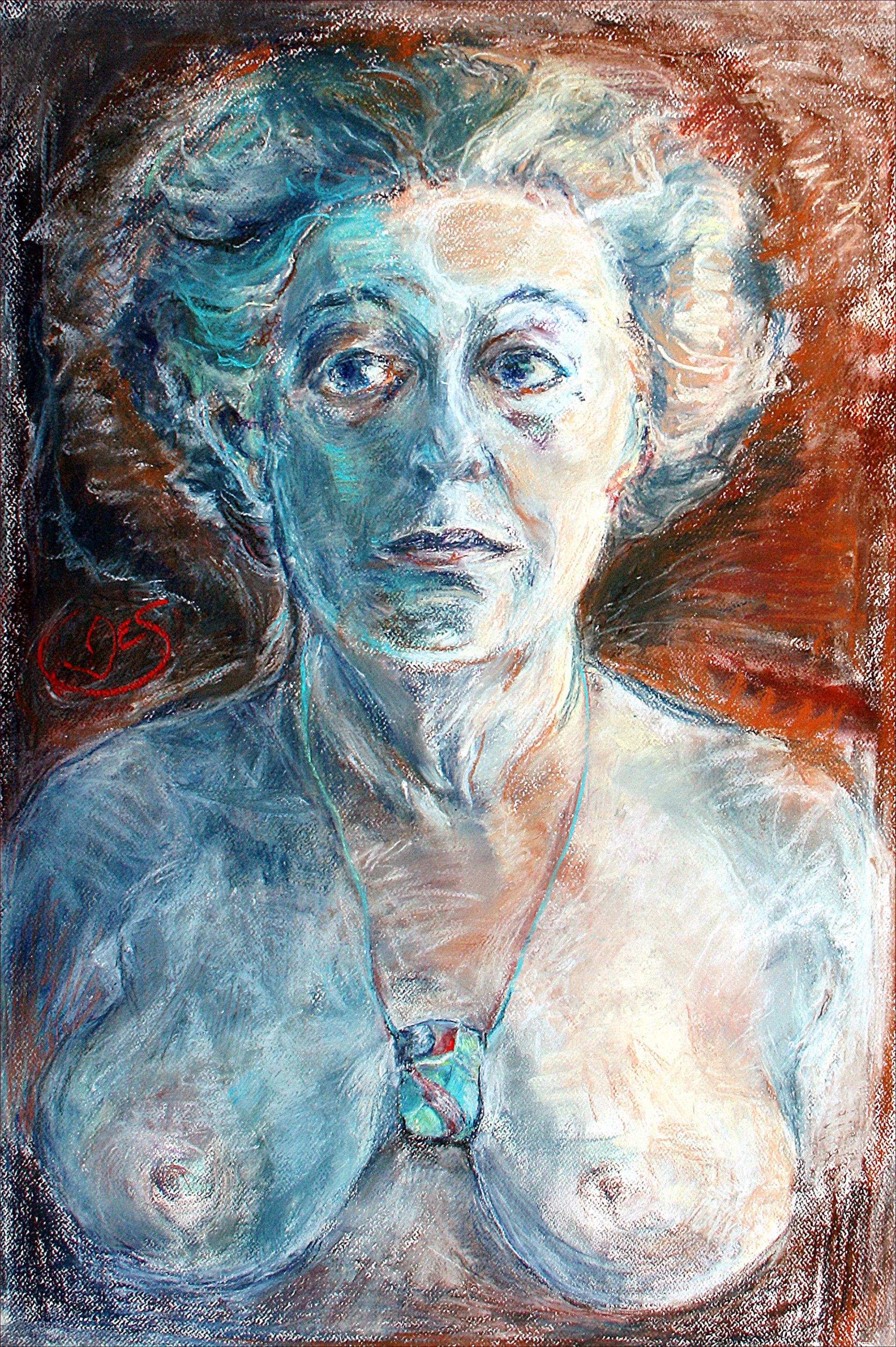 Woman with Jewfro (Self-Portrait)