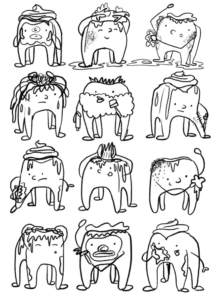 Teeth Brushing Themselves - Digital