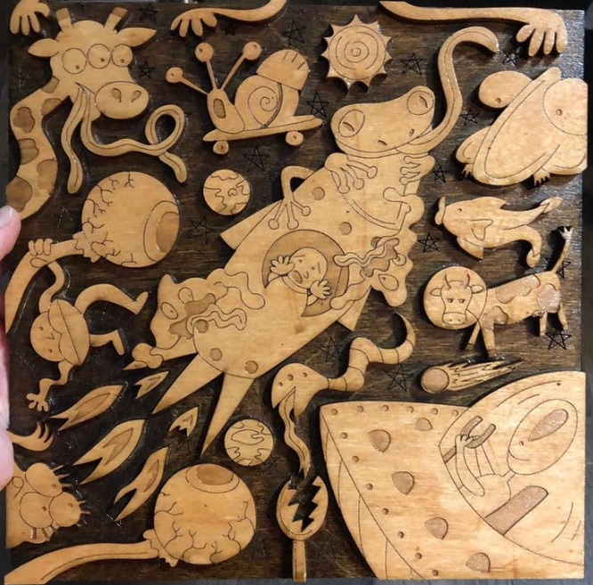 Outer Space Adventure - Laser Cut Wood