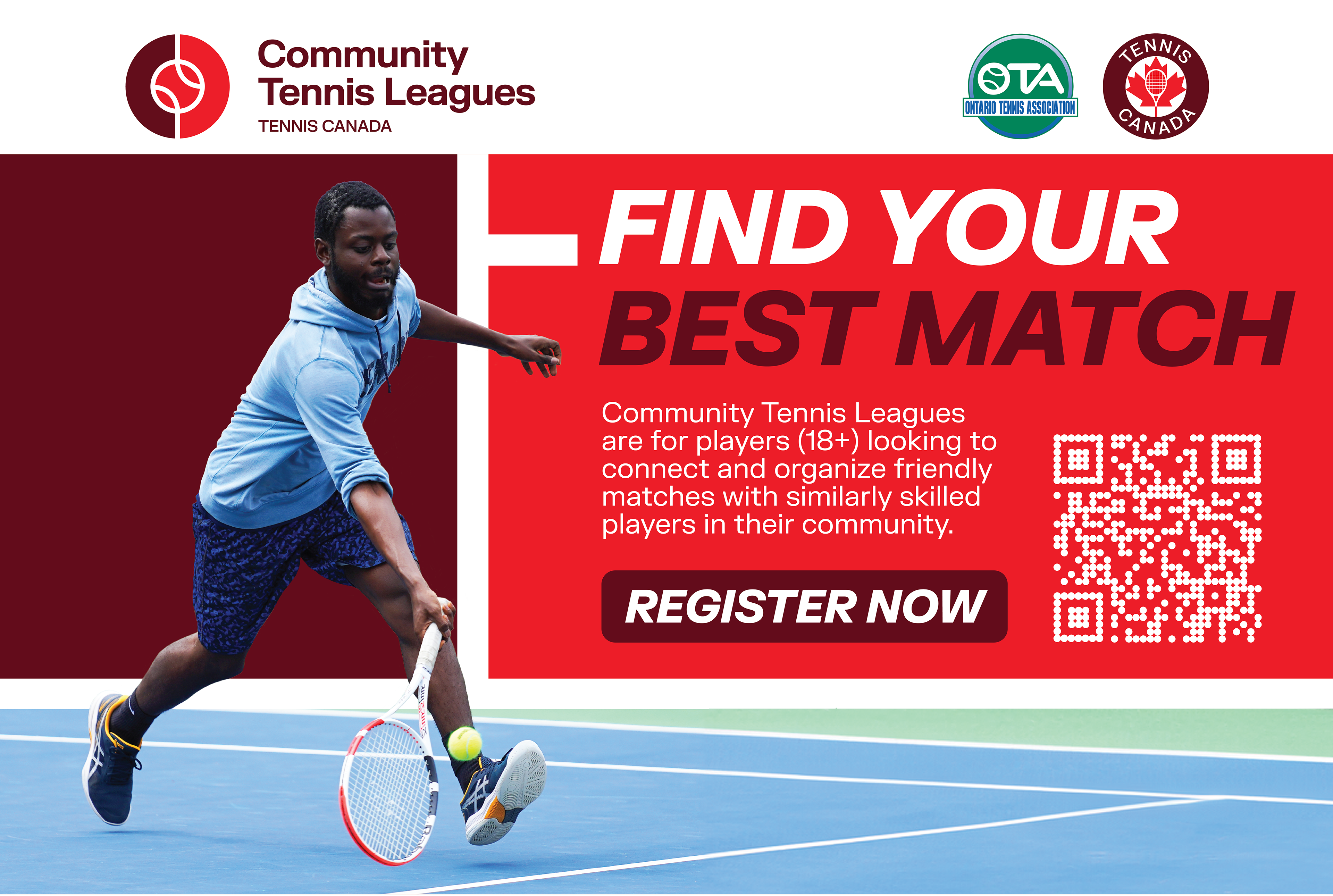 Community Tennis Leagues Poster