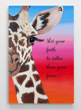 Canvas Reproduction Slogan