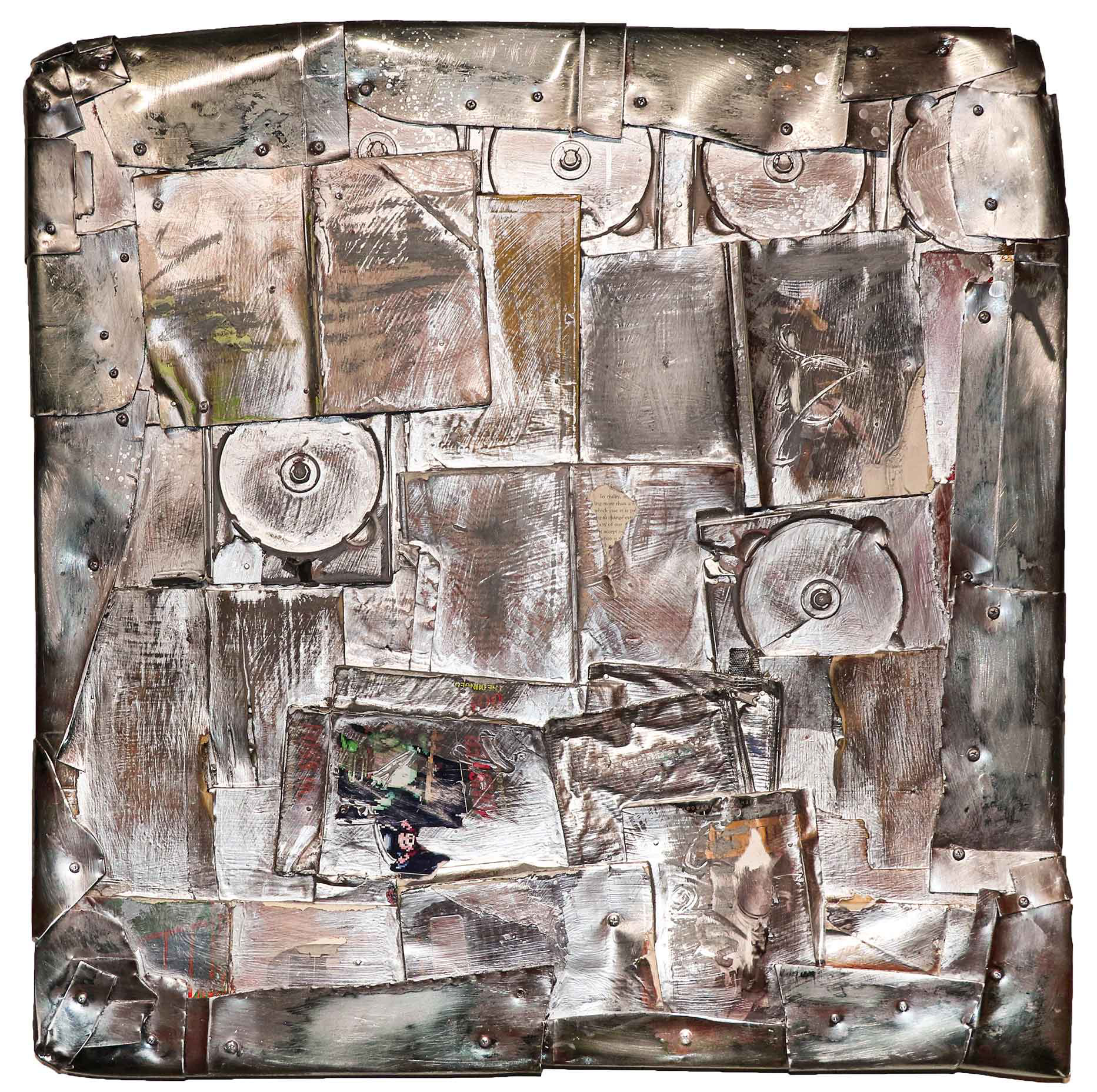 Limbo, 2020. Mixed media, 30" x 30"