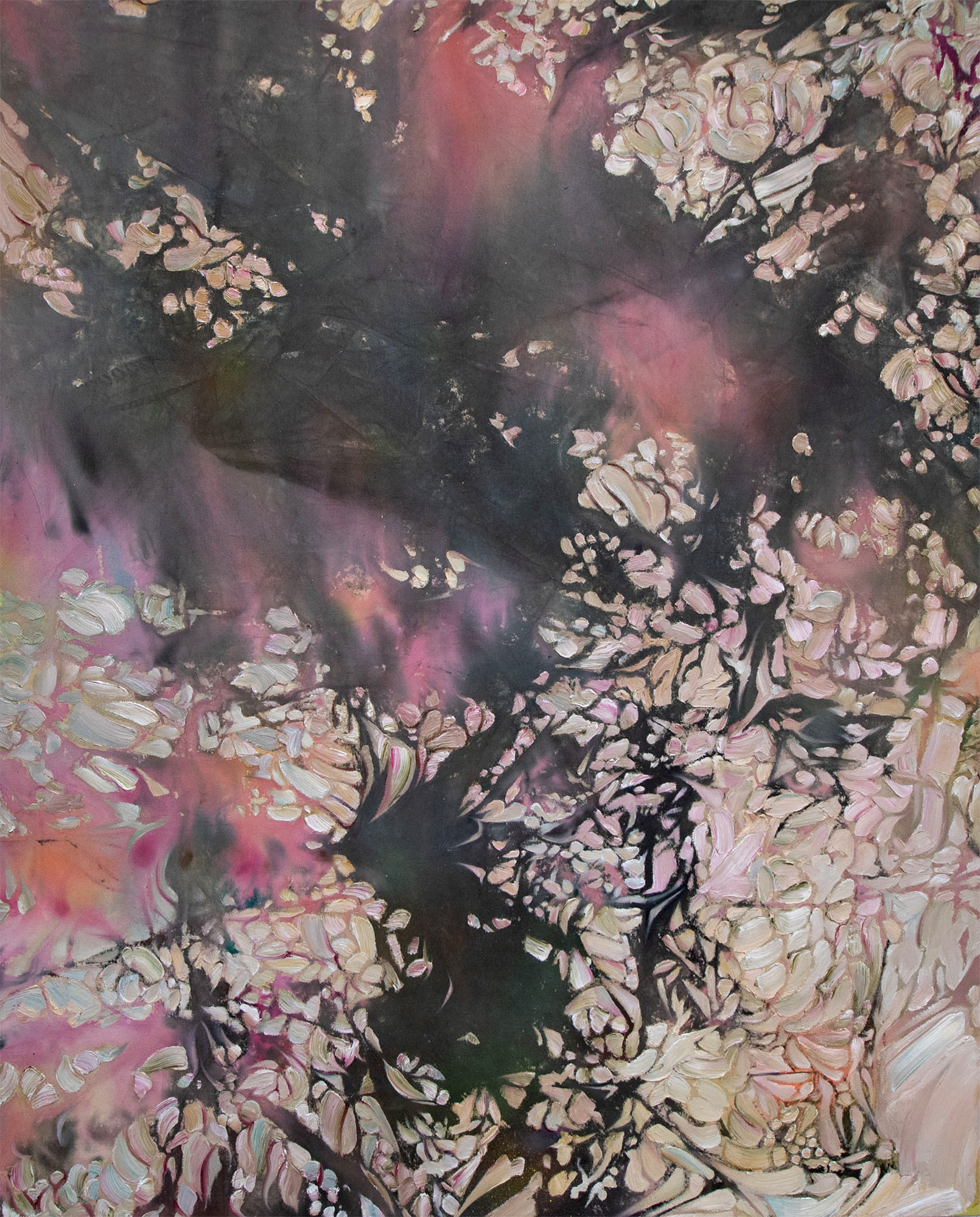 Sonic Boom. 2025. Oil and acrylic on canvas. 60” x 48”
