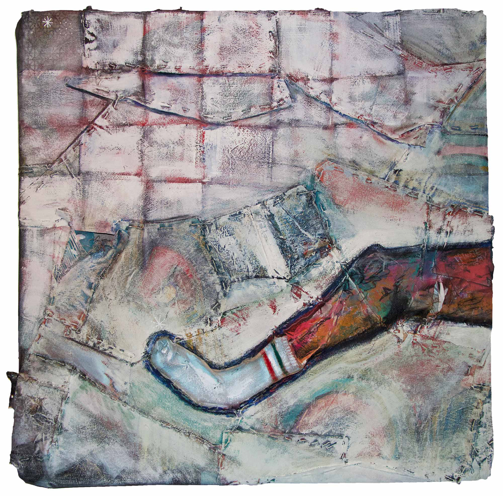 QTIP, 2018. Mixed media, 44.5” x 45” x 5.5”