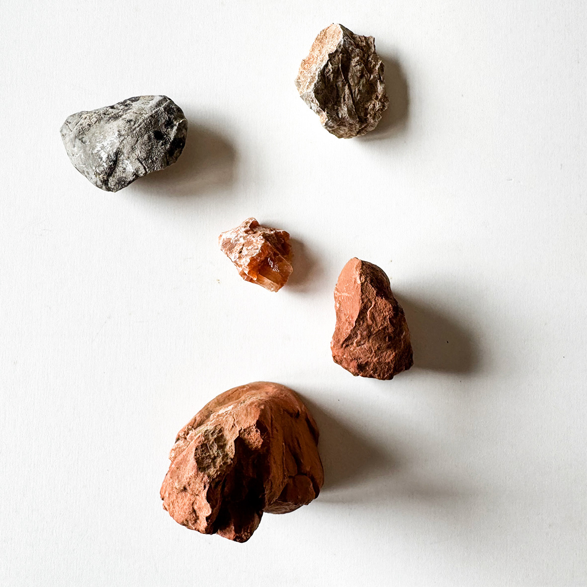 Stones collected in Croatia in June 2026