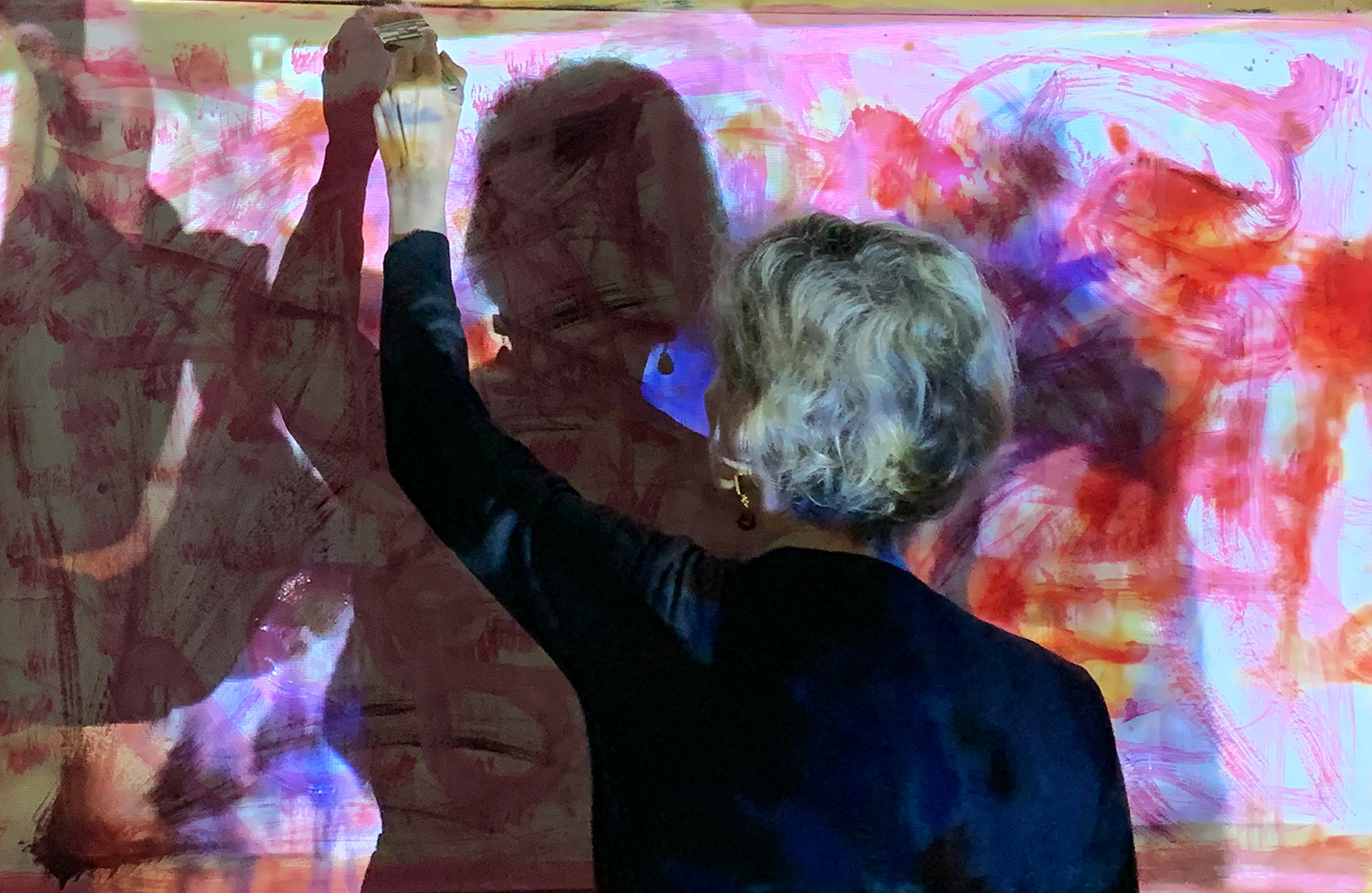 Michele working