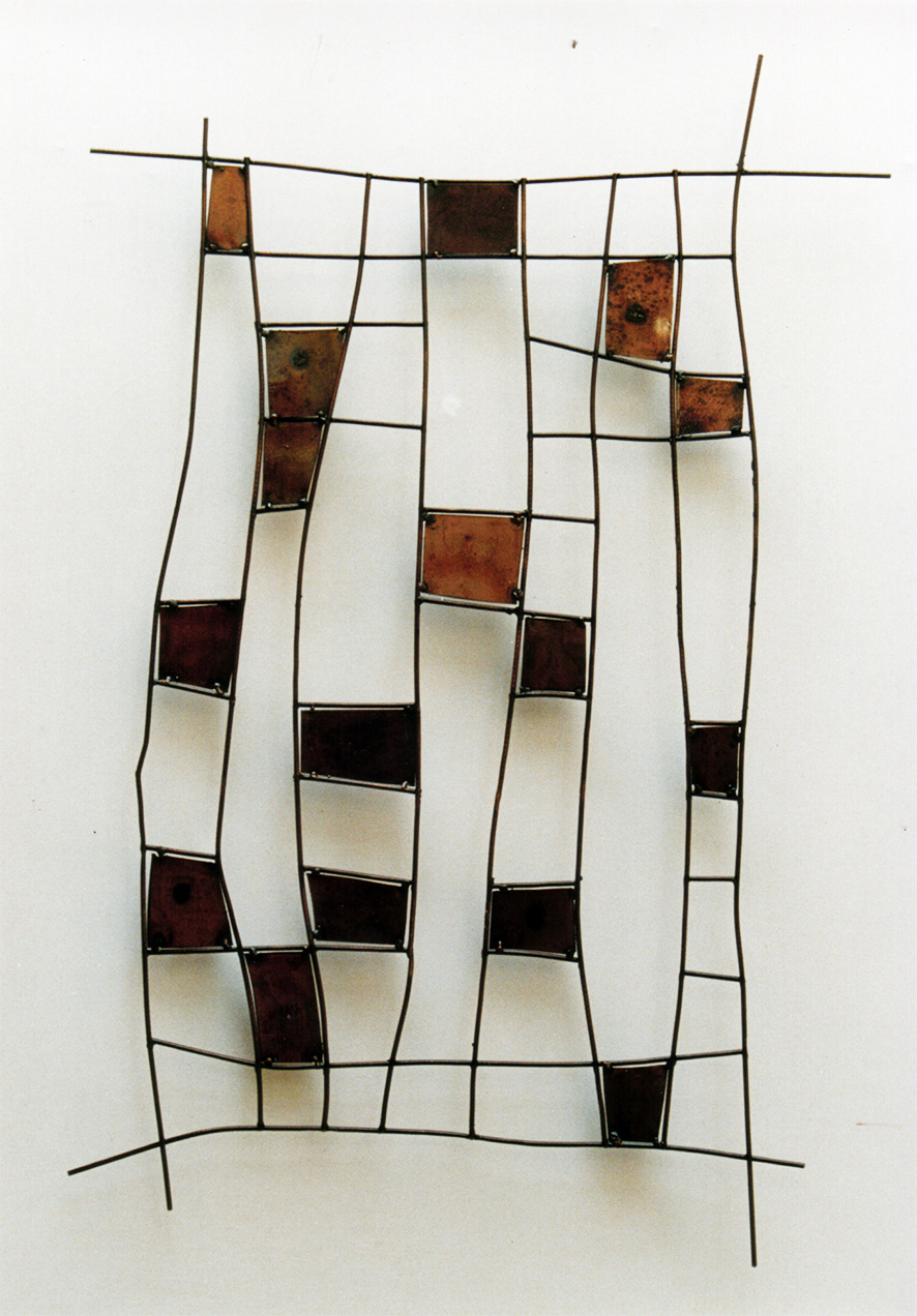 Portas (Doors), 2 editions, iron and electric welding, 38 x 26.4 in, 2003.