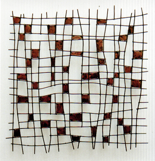 Janelas (Windows), 4 editions, iron and electric welding, 32.3 x 32.3 in, 2003.