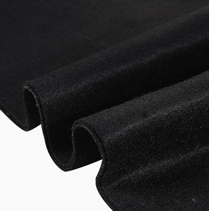 Acrylic black felt fabric
