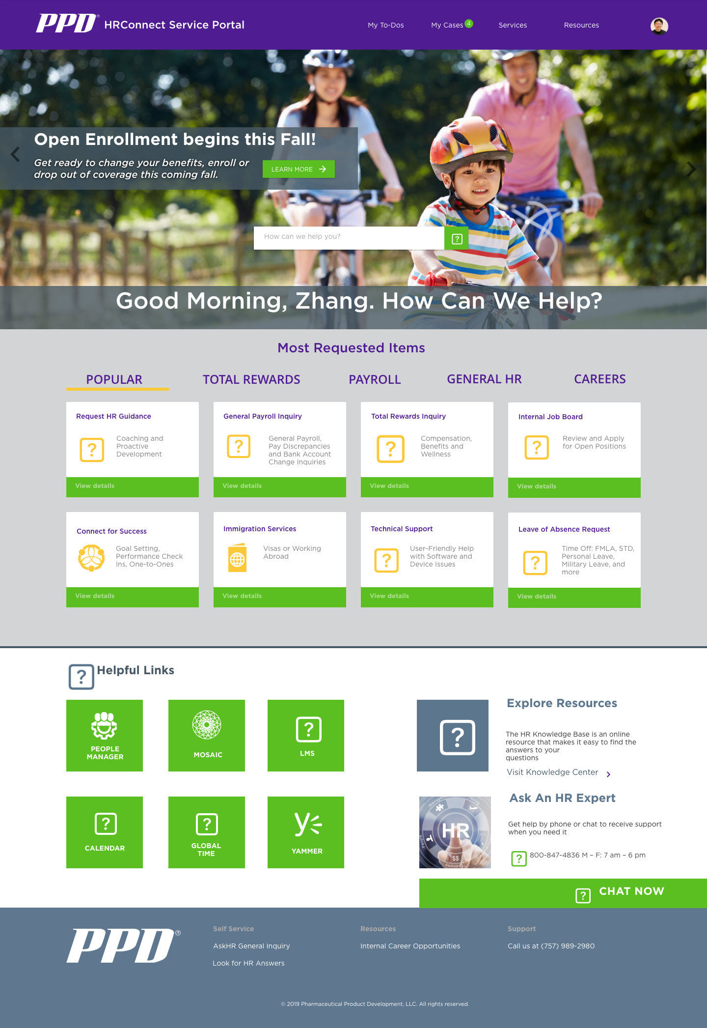 EMPLOYEE HR PORTAL – SERVICENOW