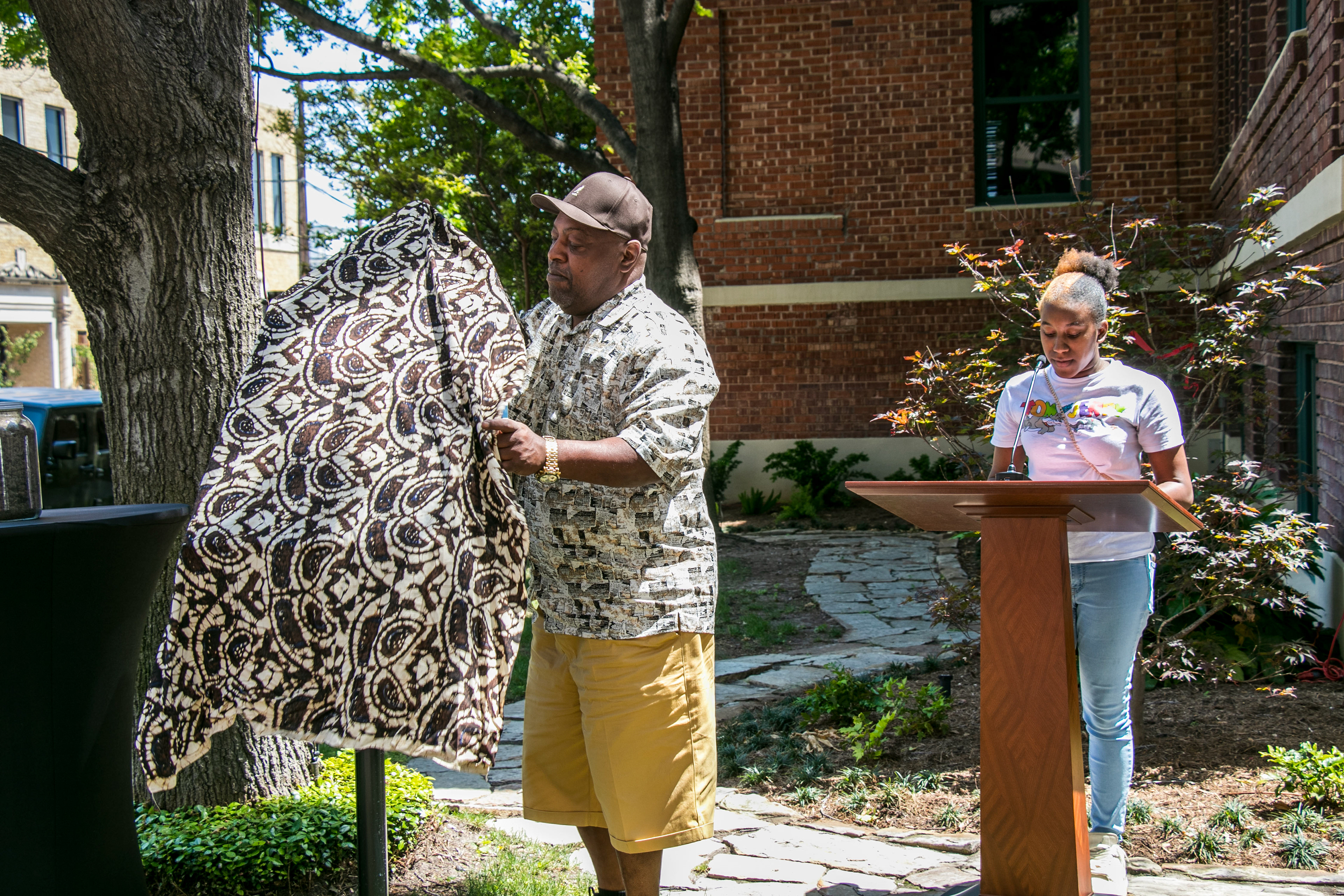 Unveiling of the historical marker