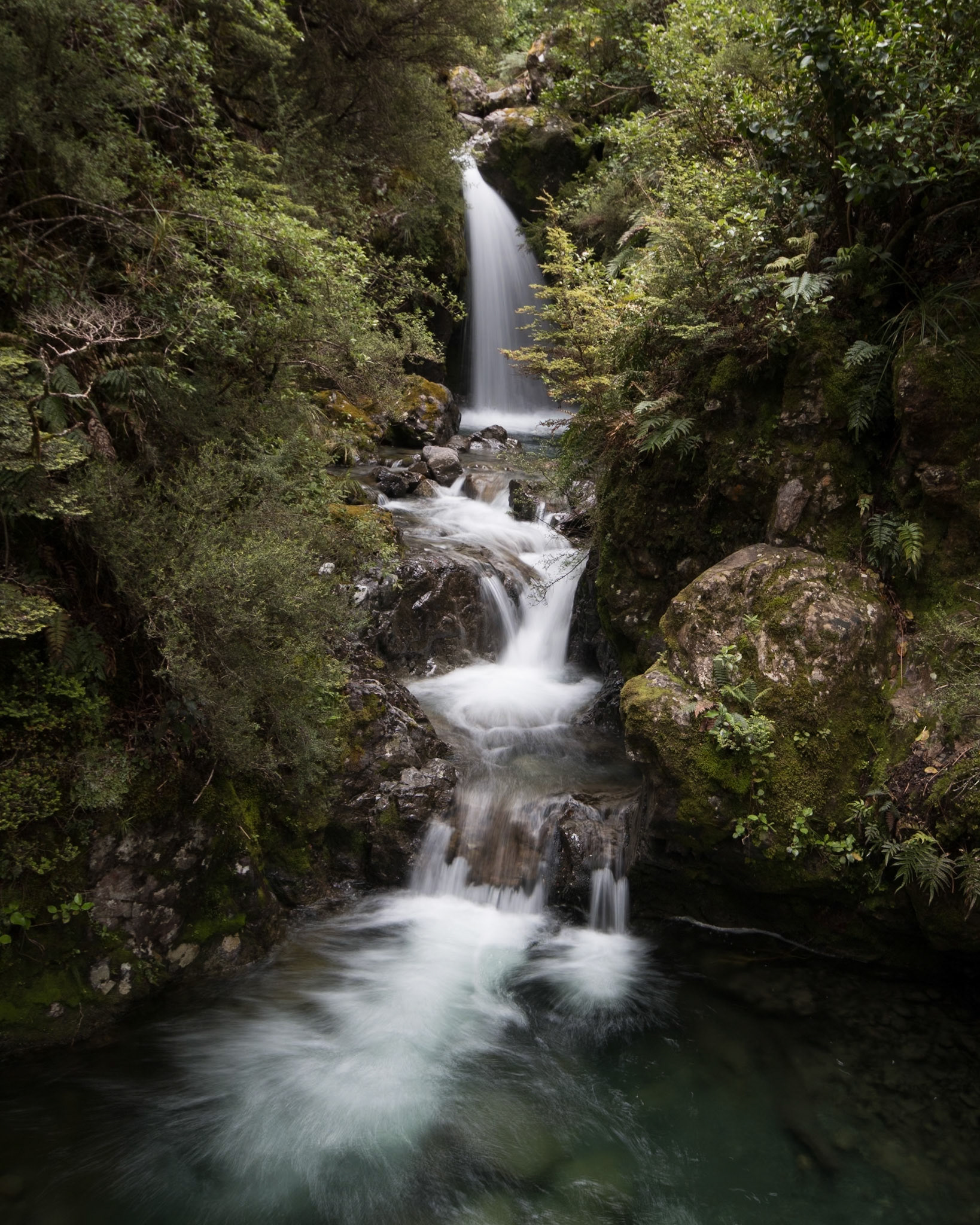 Avalanche Creek Waterfall, Arthurs Pass, NZ