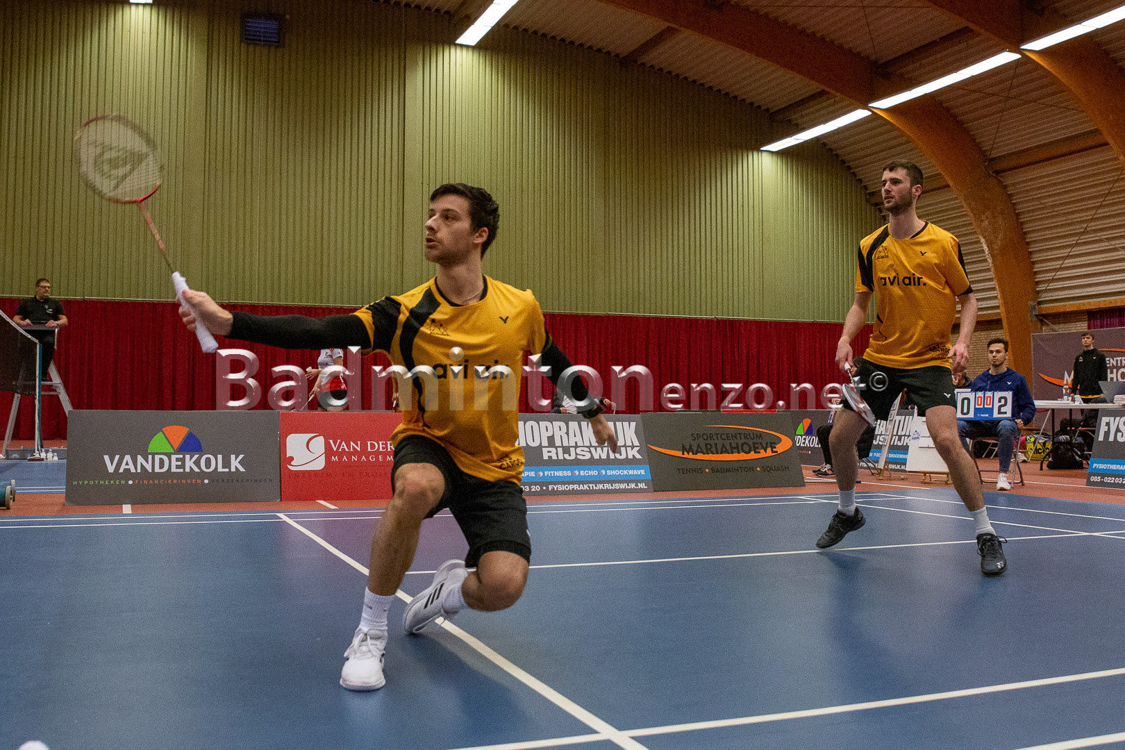 Alex Vlaar en Adam Hall