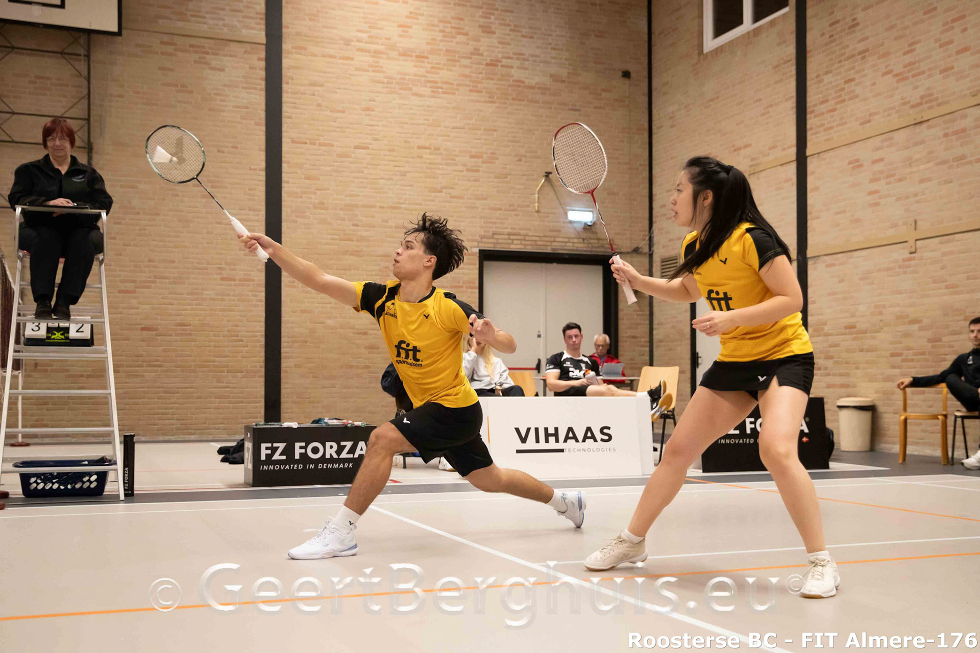 Noah Haase en Alida Chen
