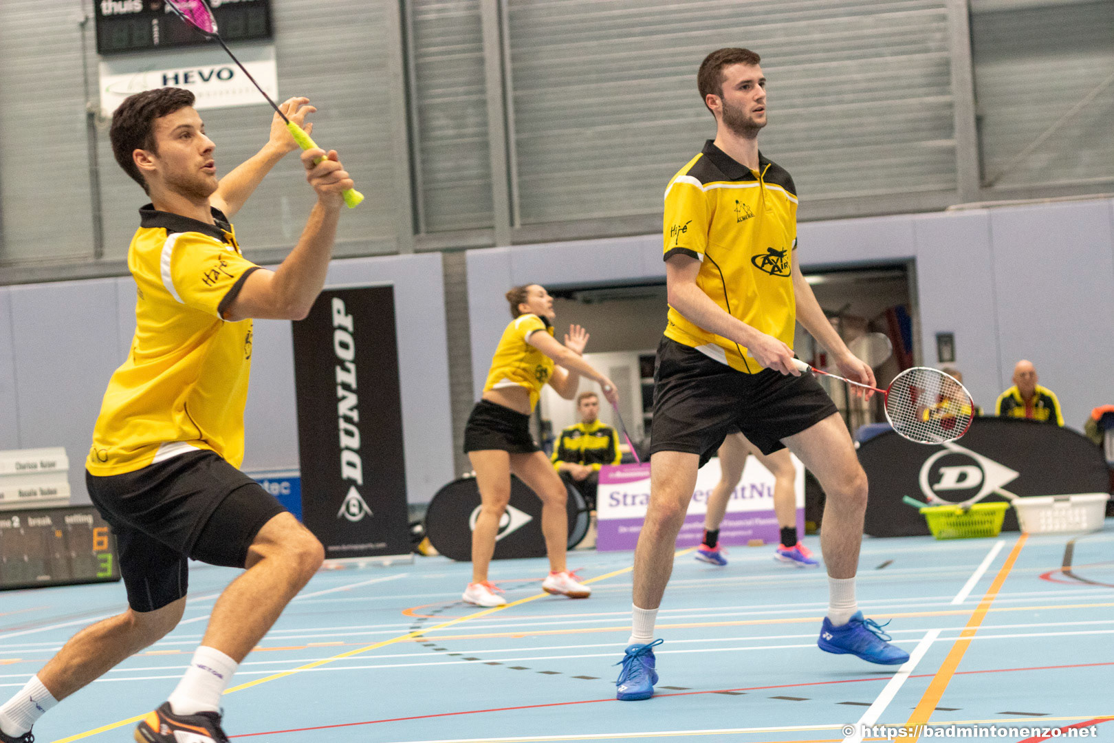 Alex Vlaar en Adam Hall