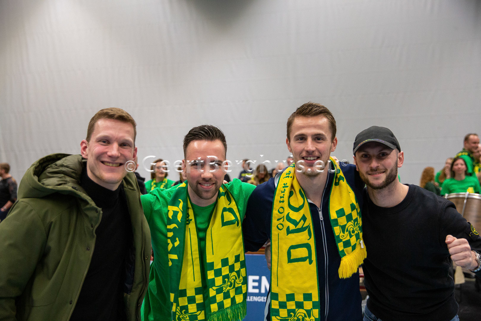 Robin Tabeling, Thomas Wijers, Mark Caljouw en Ruben Jille