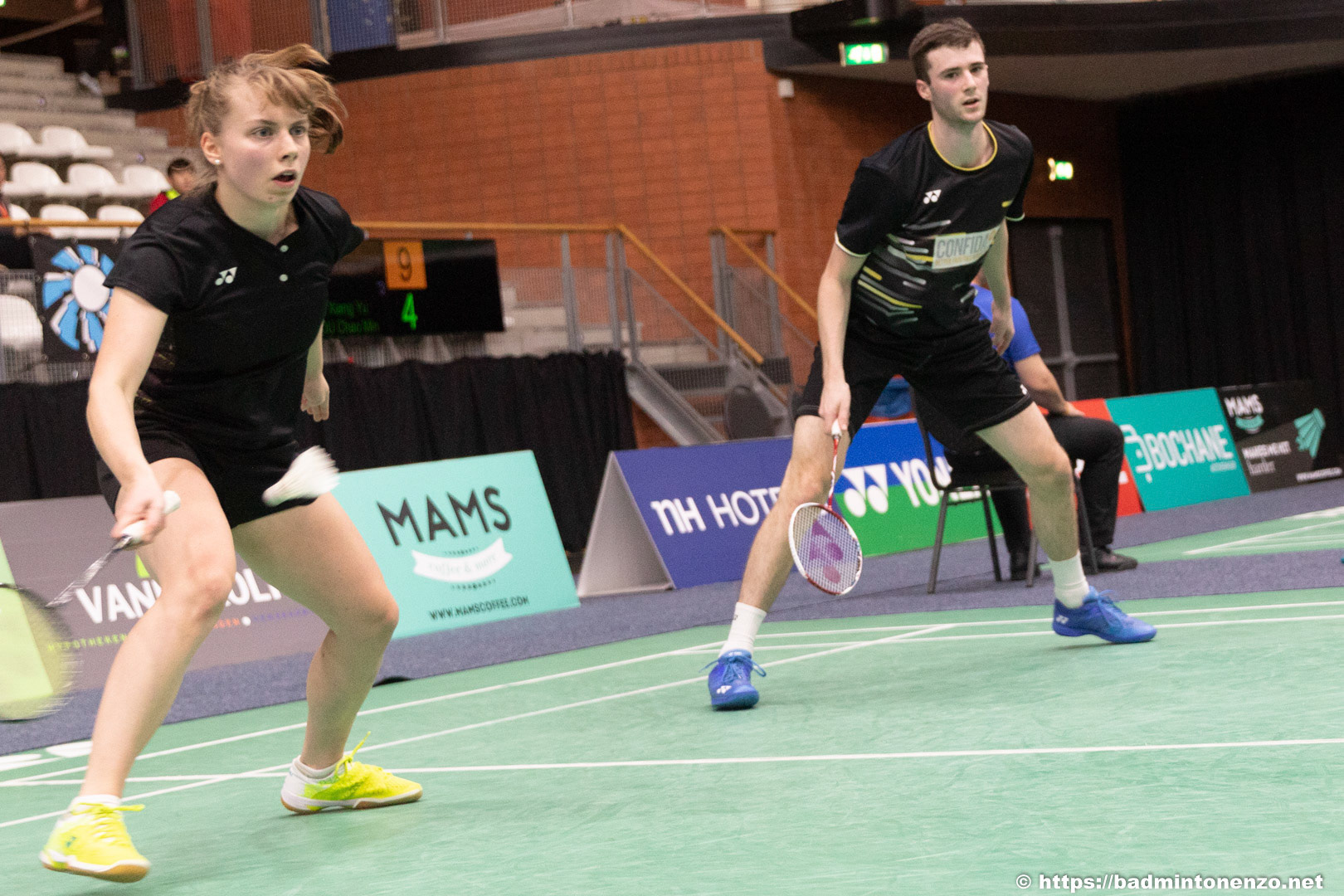 Julie MacPherson and Adam Hall