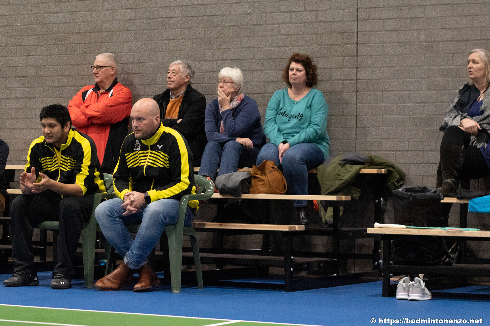 Een paar van de trouwste supporters