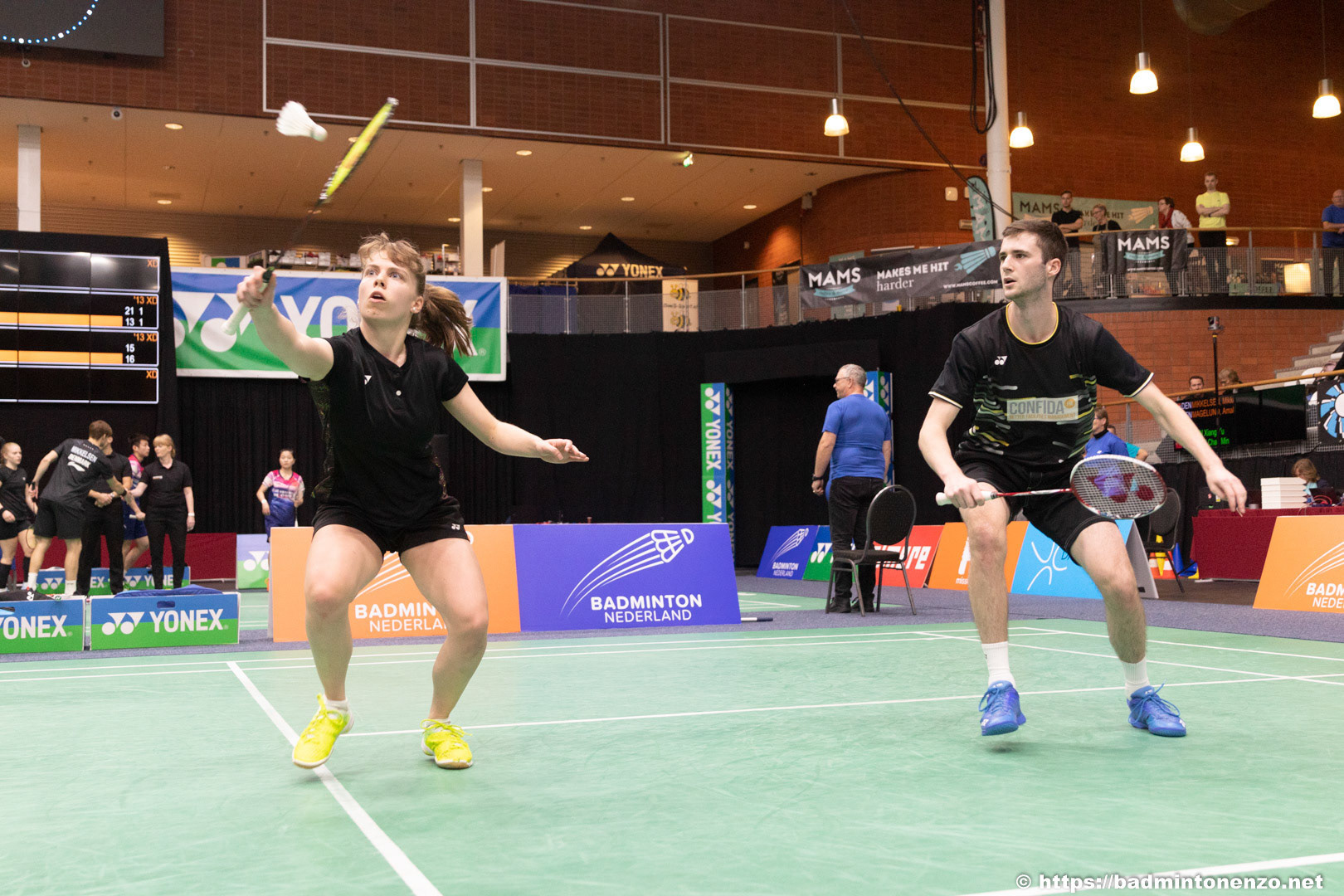 Julie MacPherson and Adam Hall