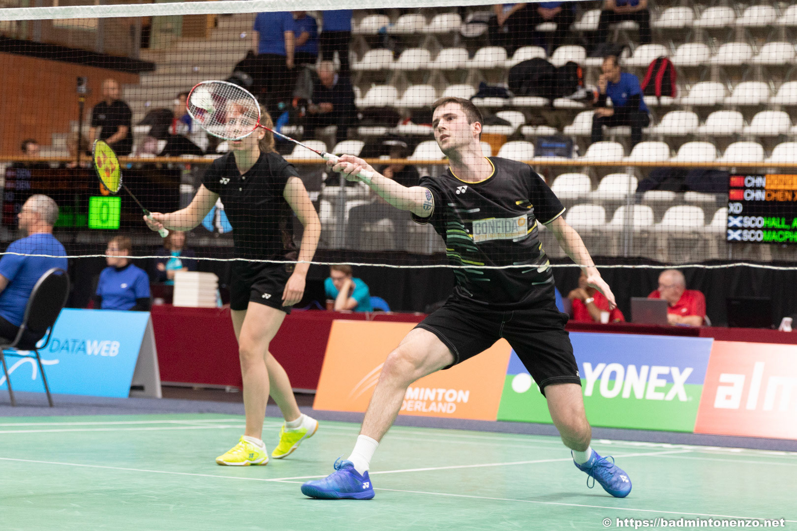 Julie MacPherson and Adam Hall