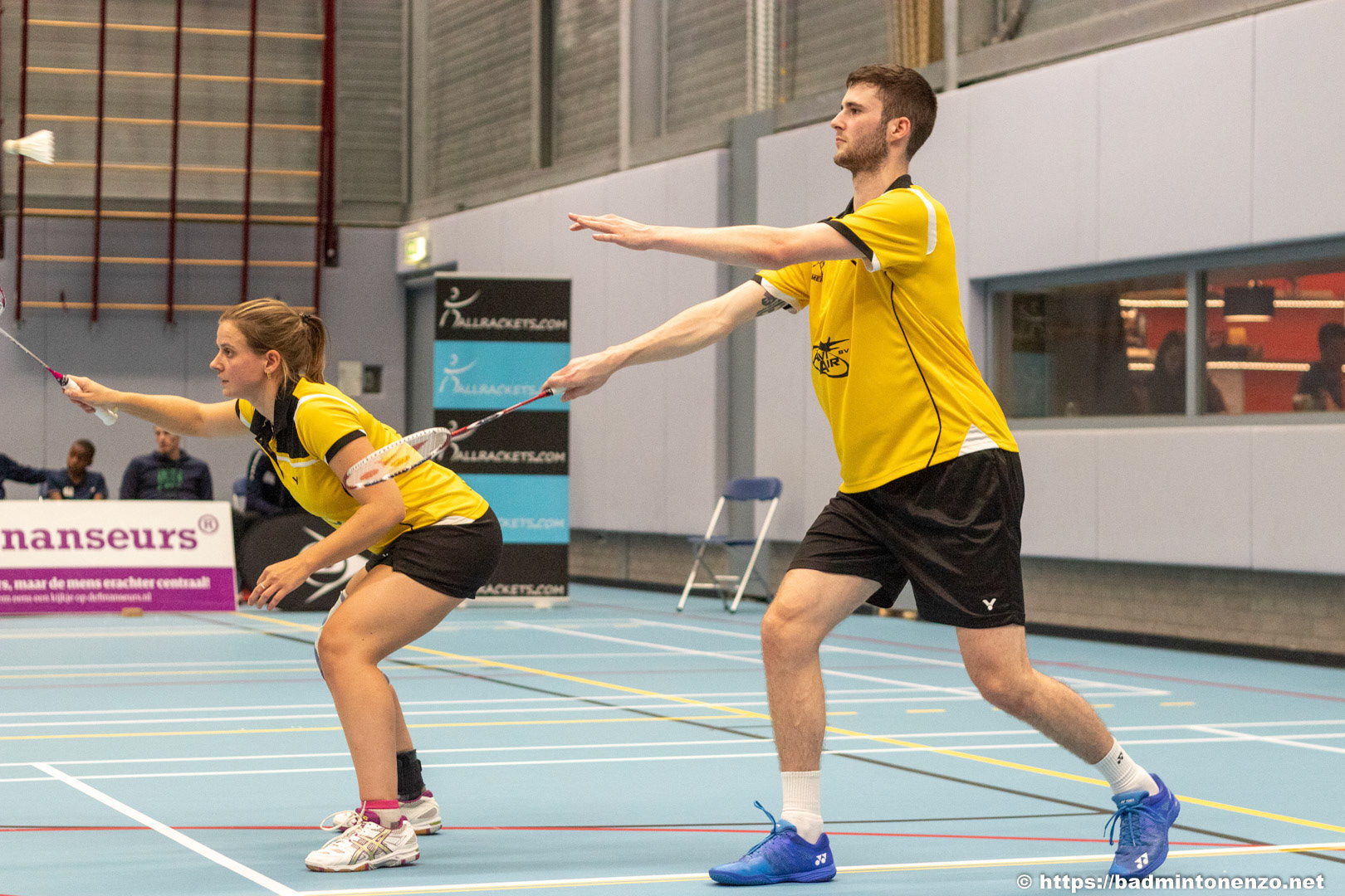 Ilse Vaessen en Adam Hall