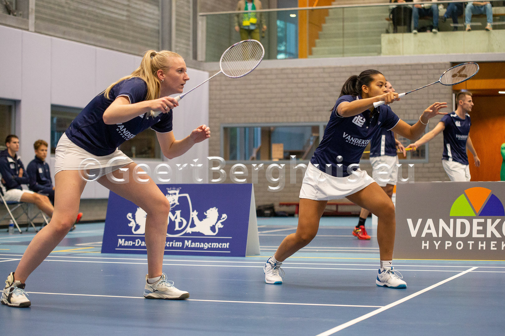 Marlies Baan en Alyssa Tirtosentono