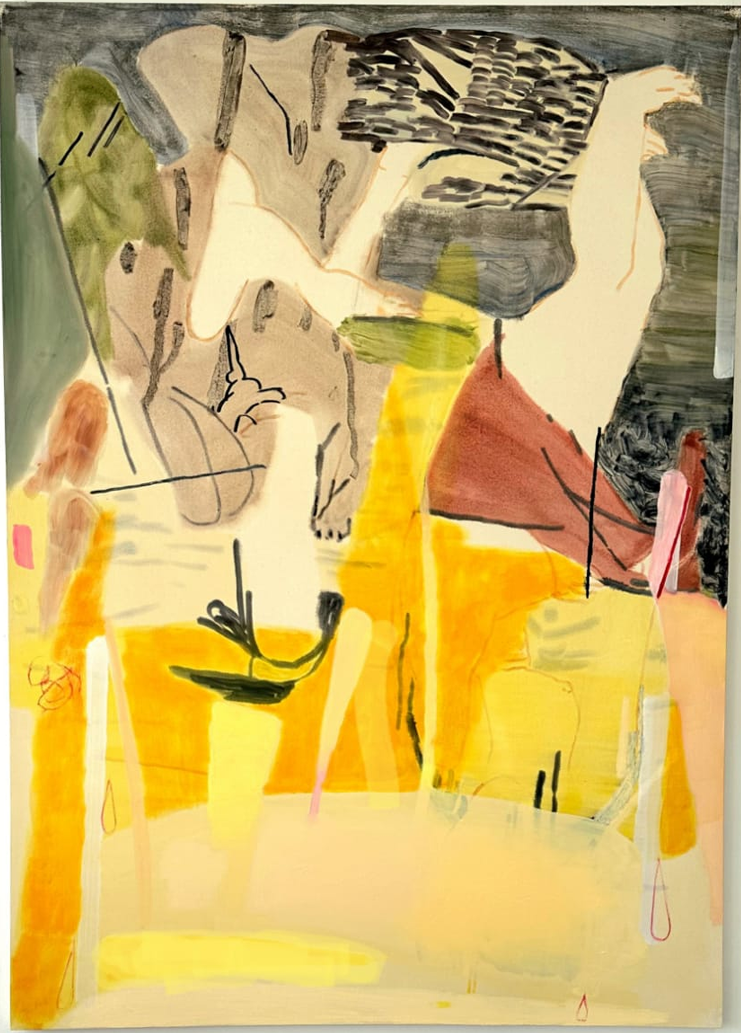 Sans titre, 2024, huile sur toile