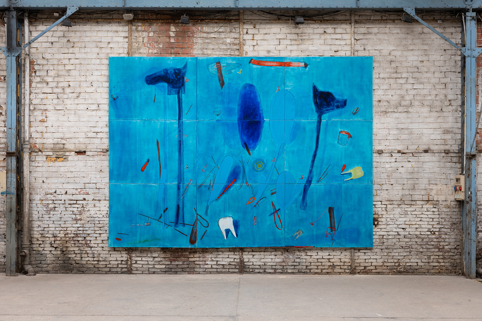 Sans titre, 2026, huile sur toile, 390 x 540 cm